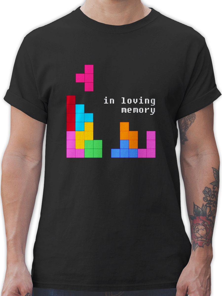 Shirtracer Tetris in loving memory: Tshirt Turnbeutel Shirtracer