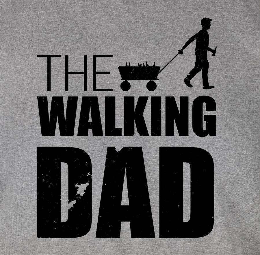 Shirtracer The Walking Dad - Vatertag: Tshirt Gym Bag Shirtracer