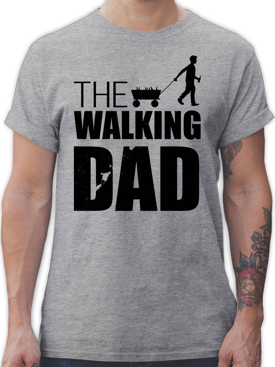 Shirtracer The Walking Dad - Vatertag: Tshirt Gym Bag Shirtracer