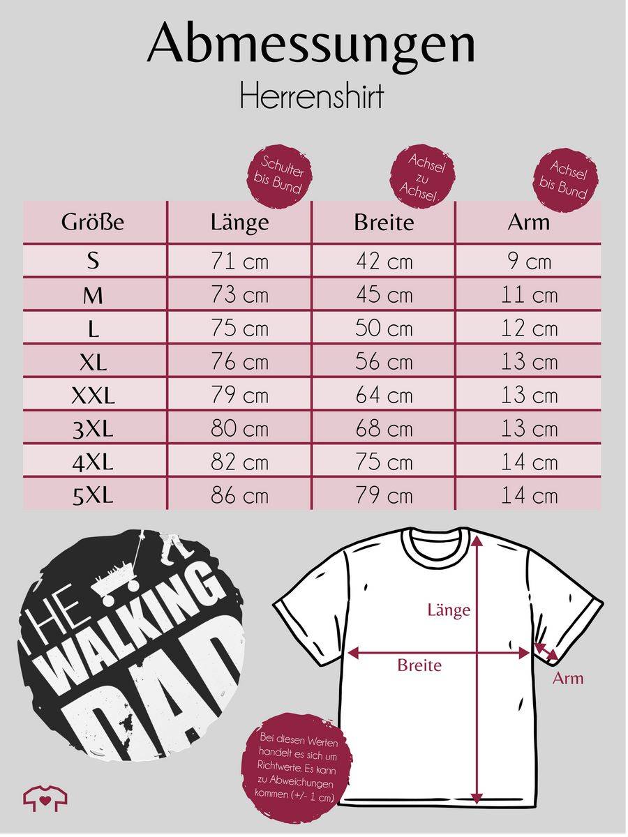 Shirtracer The Walking Dad Vatertag Weiß Shirts & Mehr Shirtracer