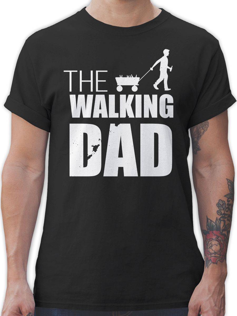 Shirtracer The Walking Dad Vatertag weiß Shirts & Mehr Shirtracer