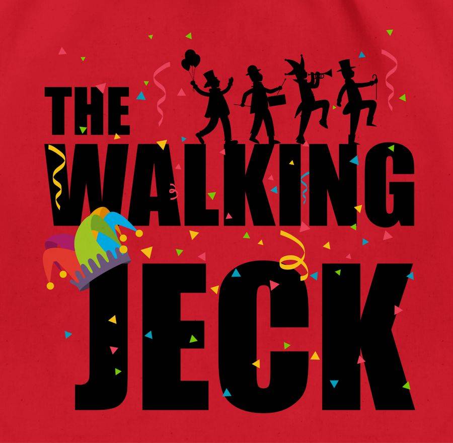 Shirtracer The Walking Jeck Kostüm: Tshirt Gym Bag Shirtracer