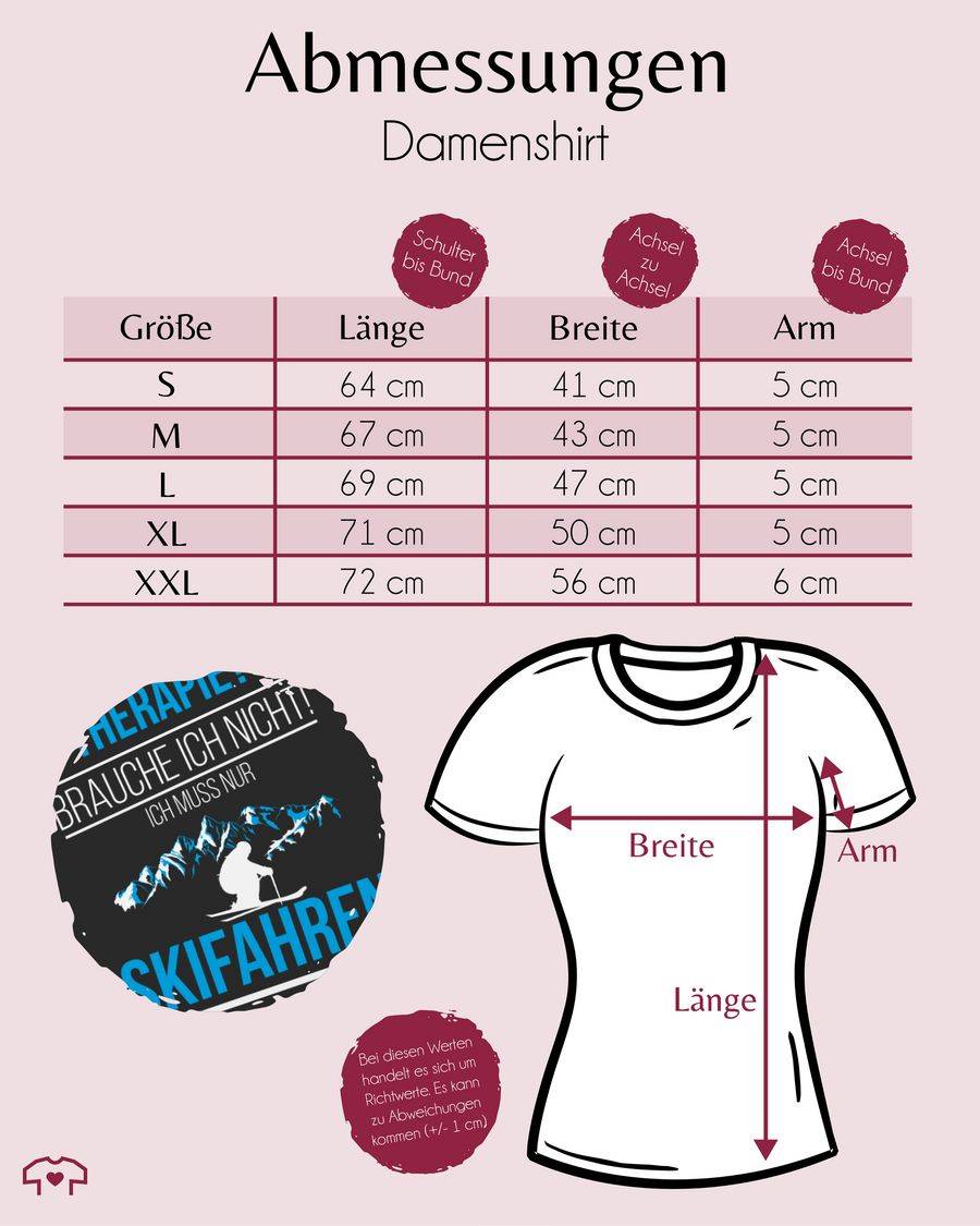 Shirtracer Therapie? Brauch Ich Nicht! Skifahren! Shirts & Mehr Shirtracer