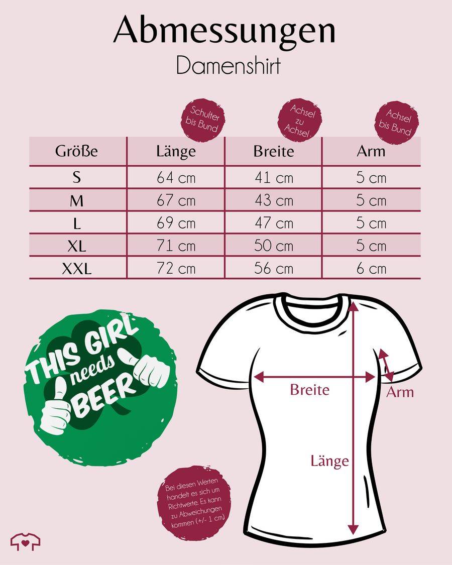 Shirtracer This Girl Needs Beer Kleeblatt: Tshirt Rucksack Shirtracer