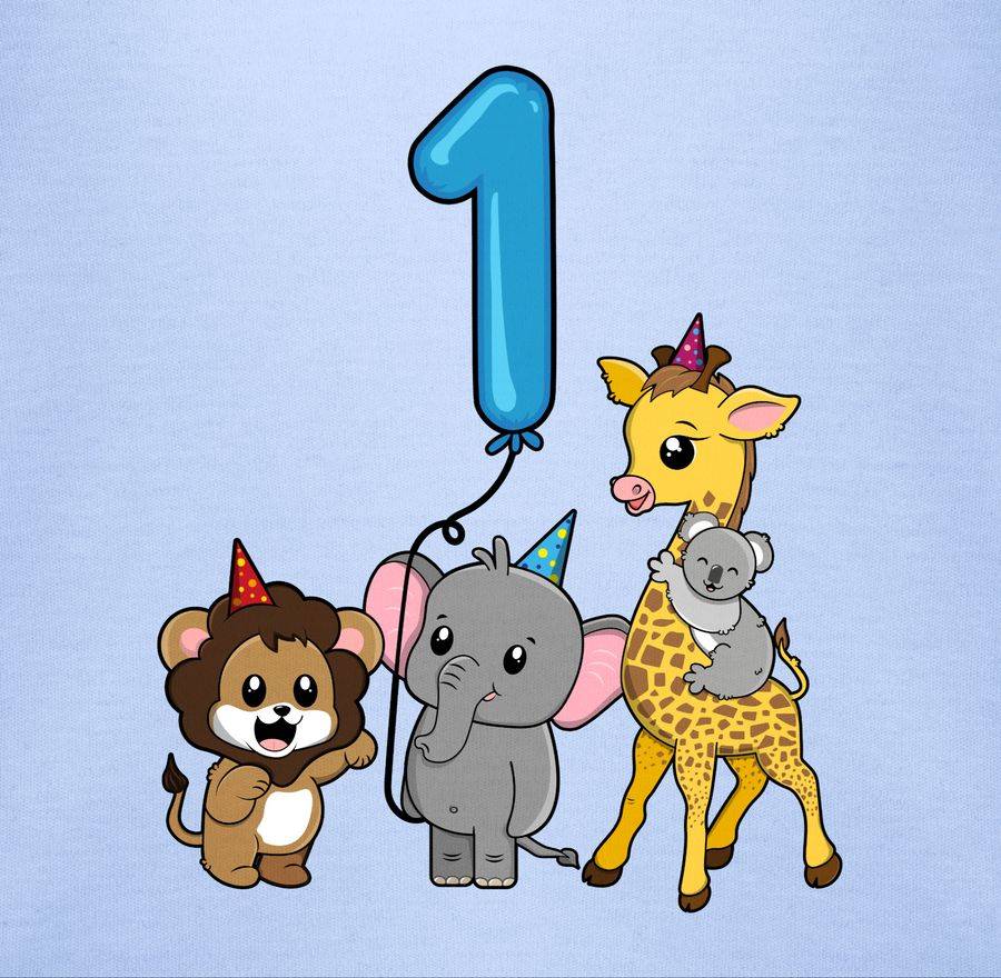 Shirtracer Tiere Mit Ballon Erster: Tshirt Turnbeutel Shirtracer