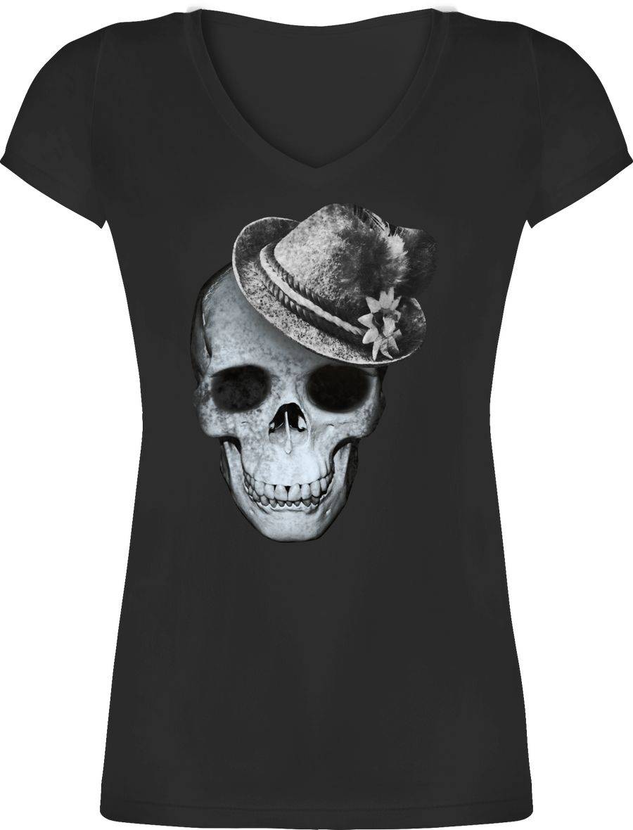 Shirtracer Totenkopf mit Filzhut: T-Shirt Gym Bag Shirtracer