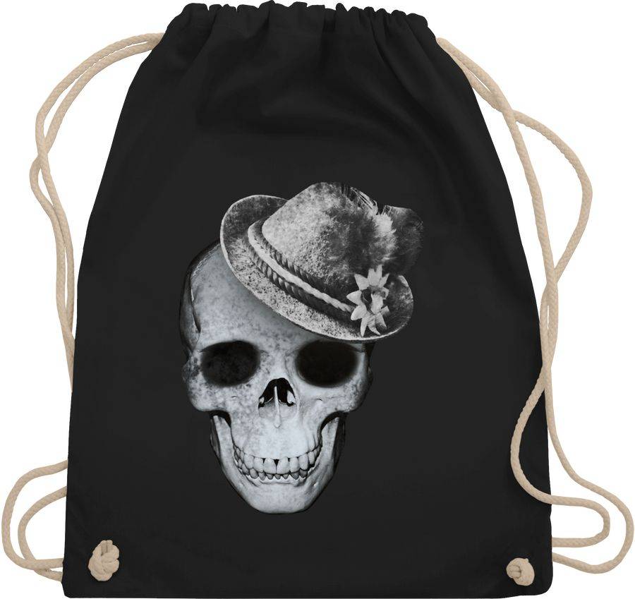 Shirtracer Totenkopf mit Filzhut: T-Shirt Gym Bag Shirtracer