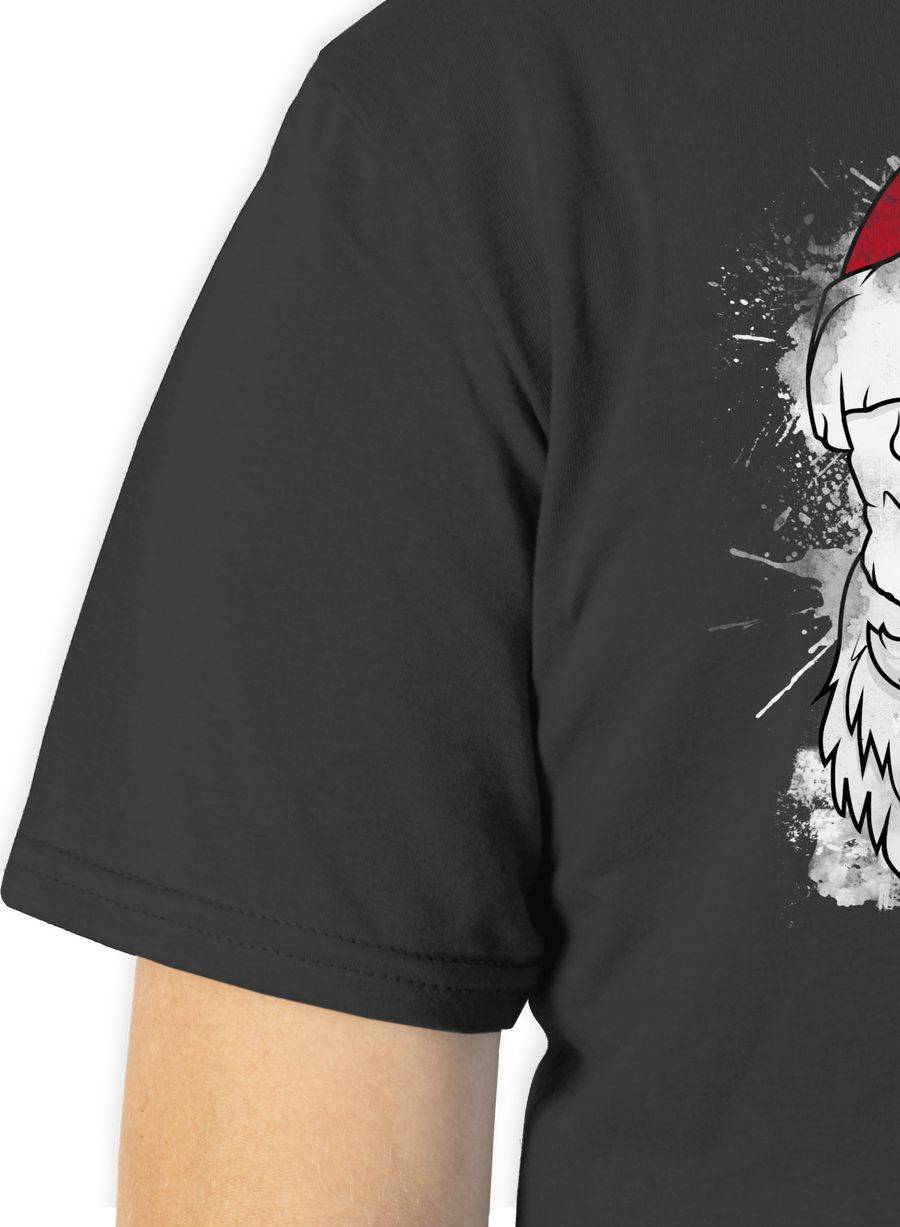 Shirtracer Totenkopf Mit Weihnachtsmütze Und Bart Shirts & Mehr Shirtracer