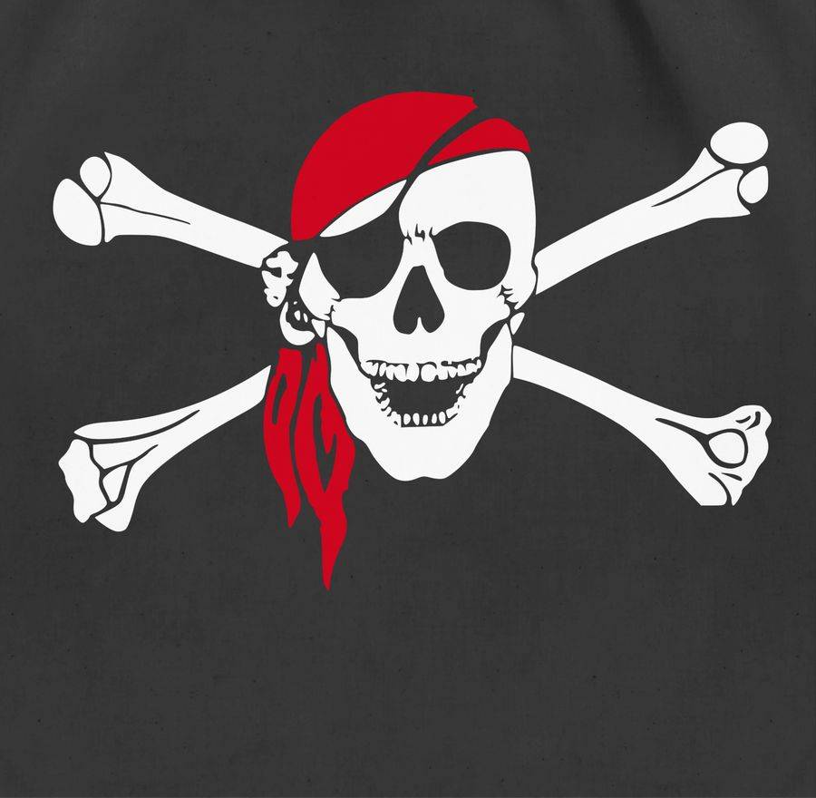 Shirtracer Totenkopf Pirat Kopftuch Shirts & Mehr Shirtracer
