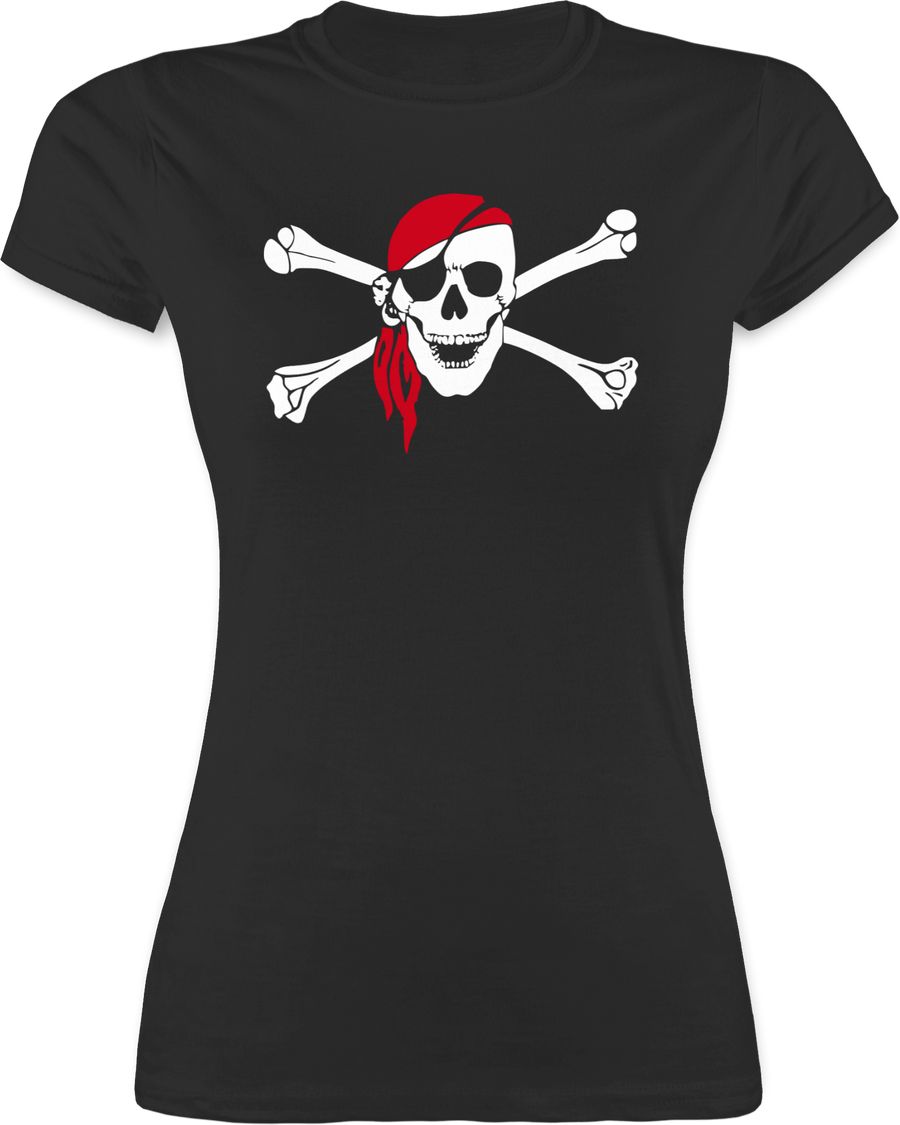 Shirtracer Totenkopf Pirat Kopftuch Shirts & Mehr Shirtracer