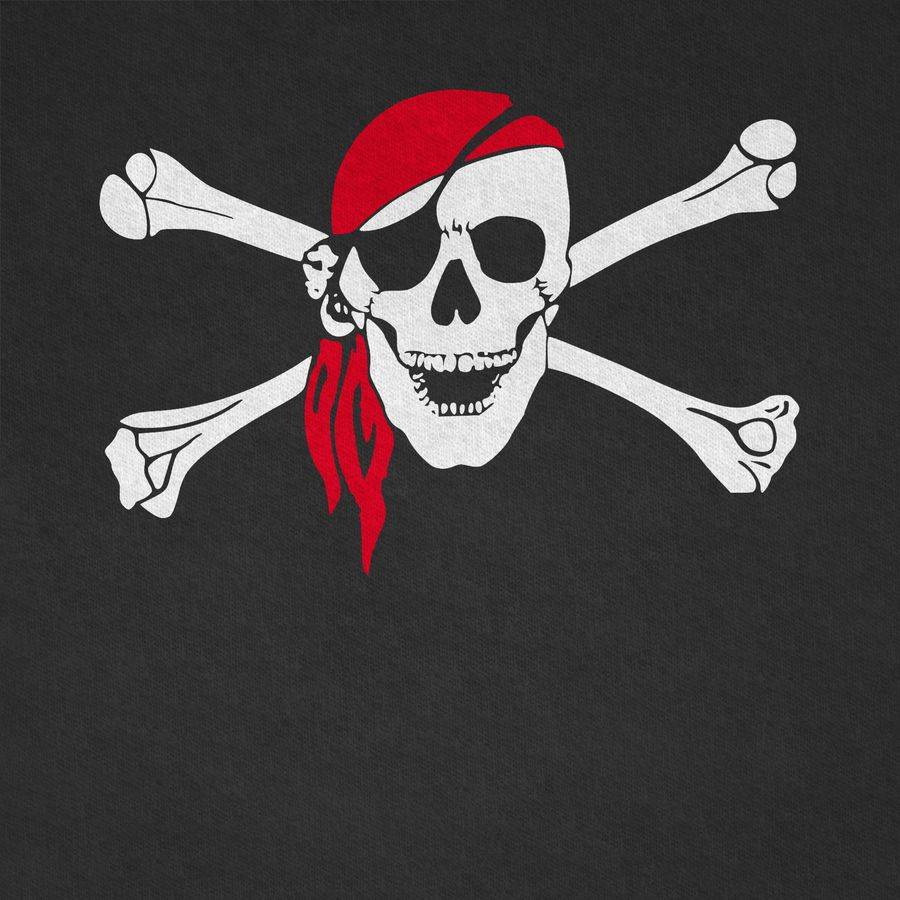 Shirtracer Totenkopf Pirat Kopftuch Shirts & Mehr Shirtracer