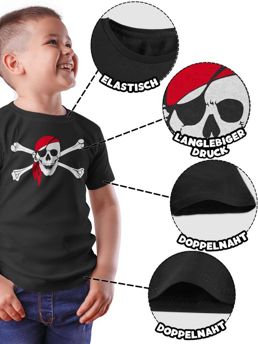 Shirtracer Totenkopf Pirat Kopftuch Shirts & Mehr Shirtracer