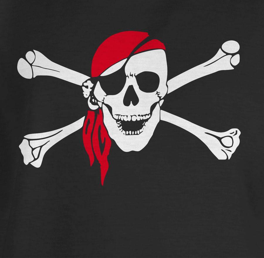Shirtracer Totenkopf Pirat Kopftuch Shirts & Mehr Shirtracer