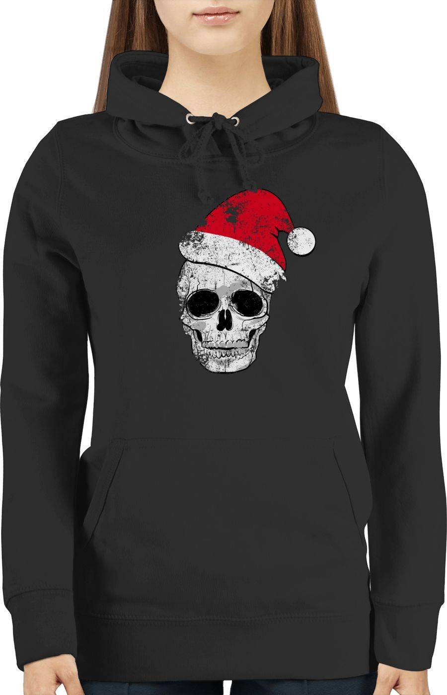 Shirtracer Totenkopf Weihnachtsmütze Vintage Shirts & Mehr Shirtracer