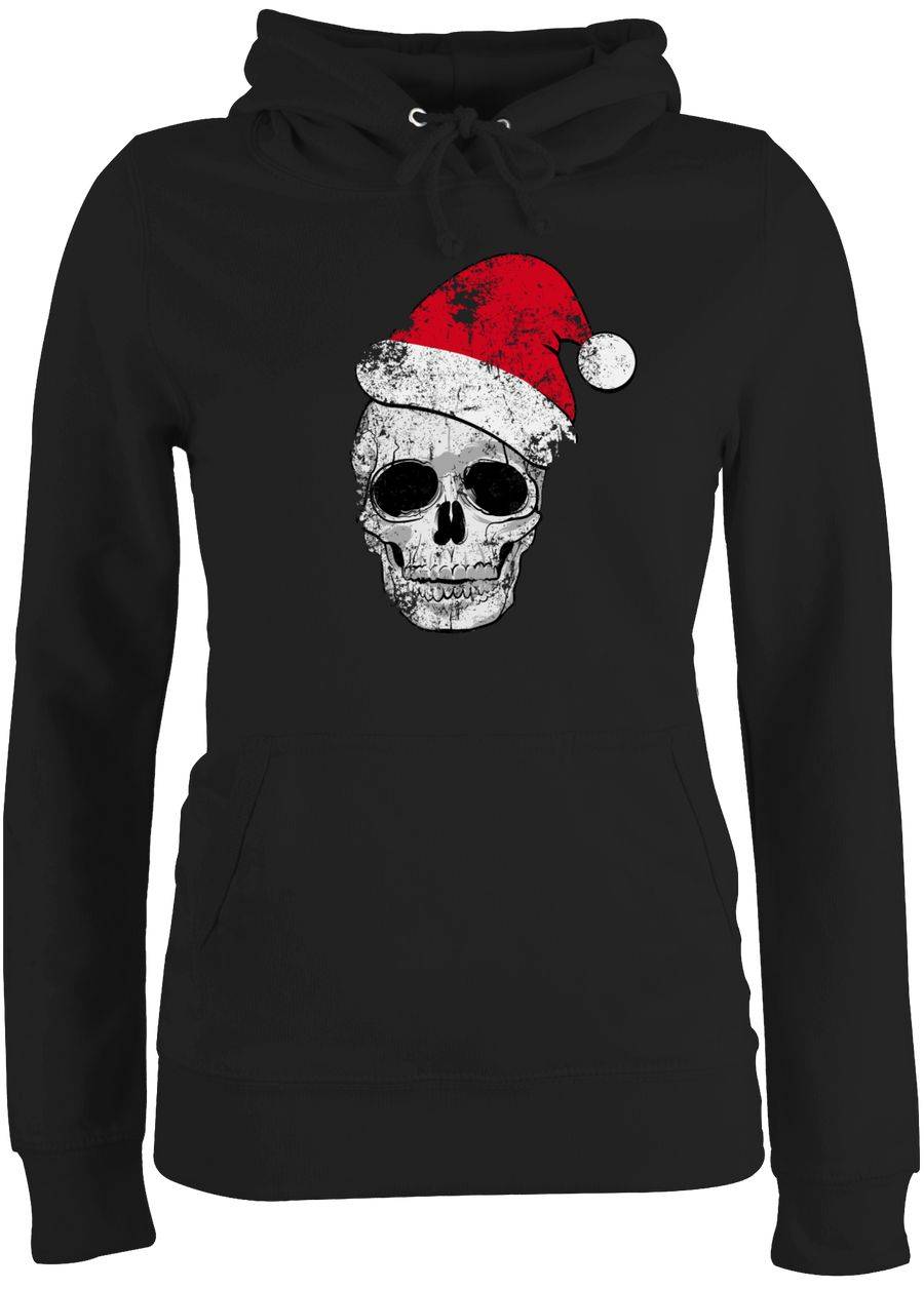 Shirtracer Totenkopf Weihnachtsmütze Vintage Shirts & Mehr Shirtracer