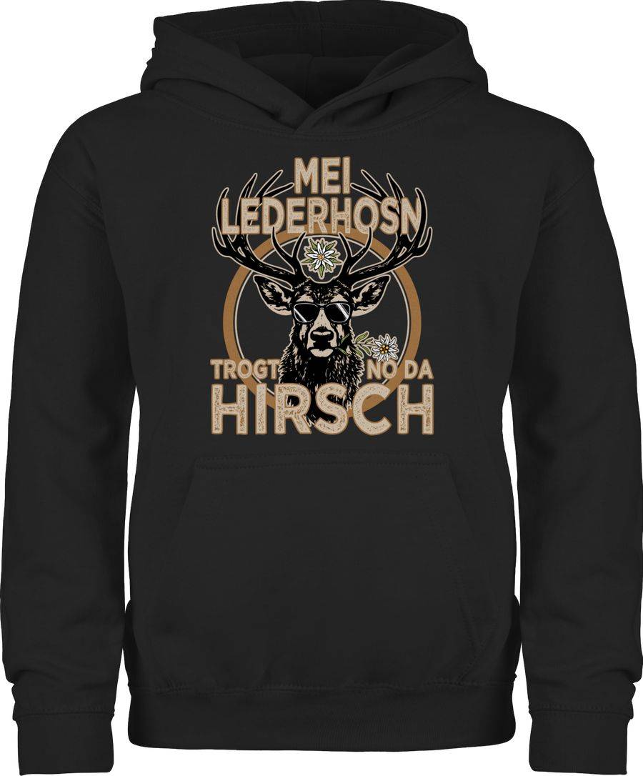 Shirtracer Trachten Outfit Lederhose Spruch Trägt der Hirsch: Tshirt Gym Bag Shirtracer