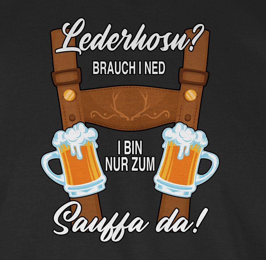 Shirtracer Trachten Outfit Sauffa Lederhose Lausbub: Tshirt Gym Bag Shirtracer