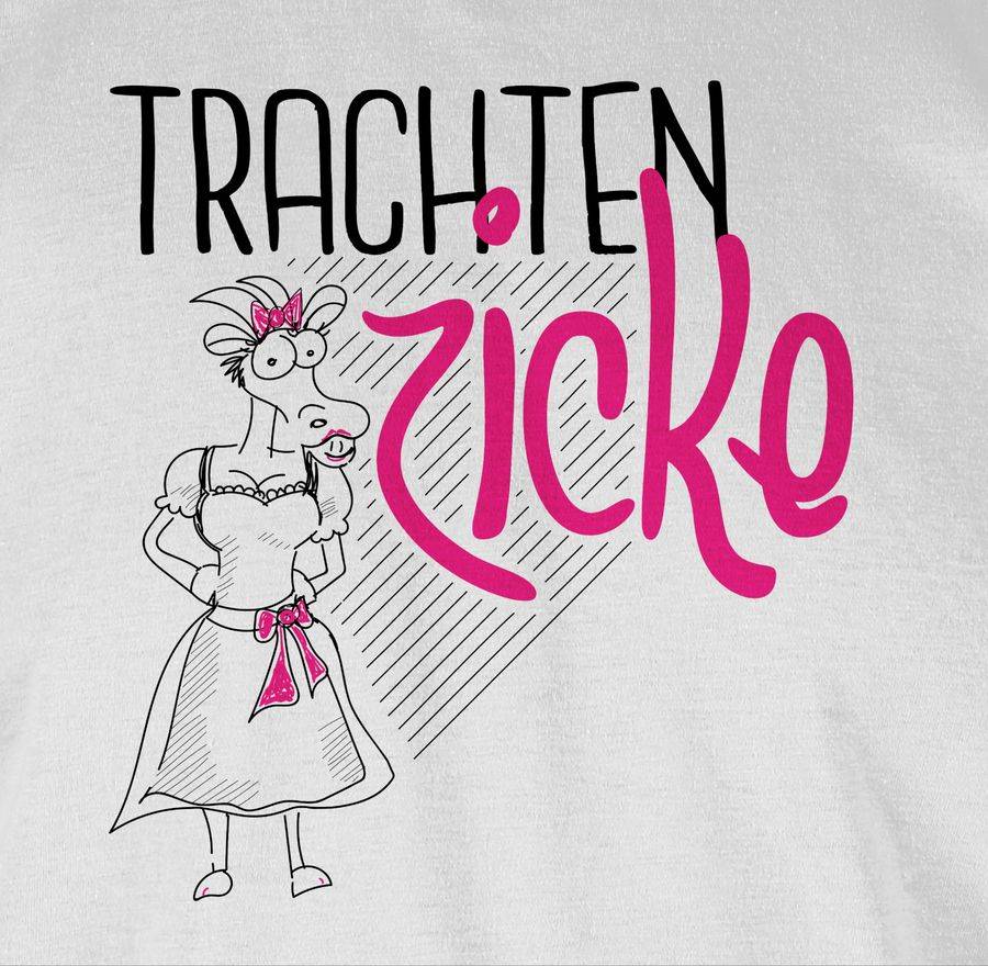 Shirtracer Trachtenzicke: Tshirt Turnbeutel Shirtracer