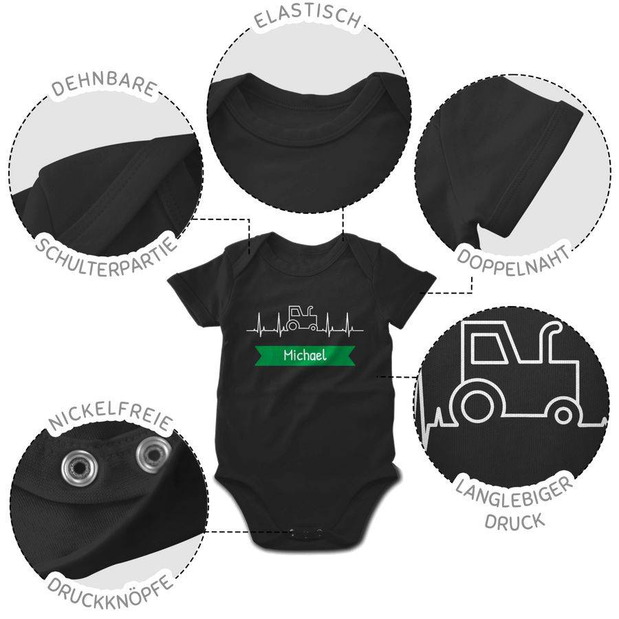 Shirtracer Traktor Banner Mit Namen Personalisiert Shirts & Mehr Shirtracer