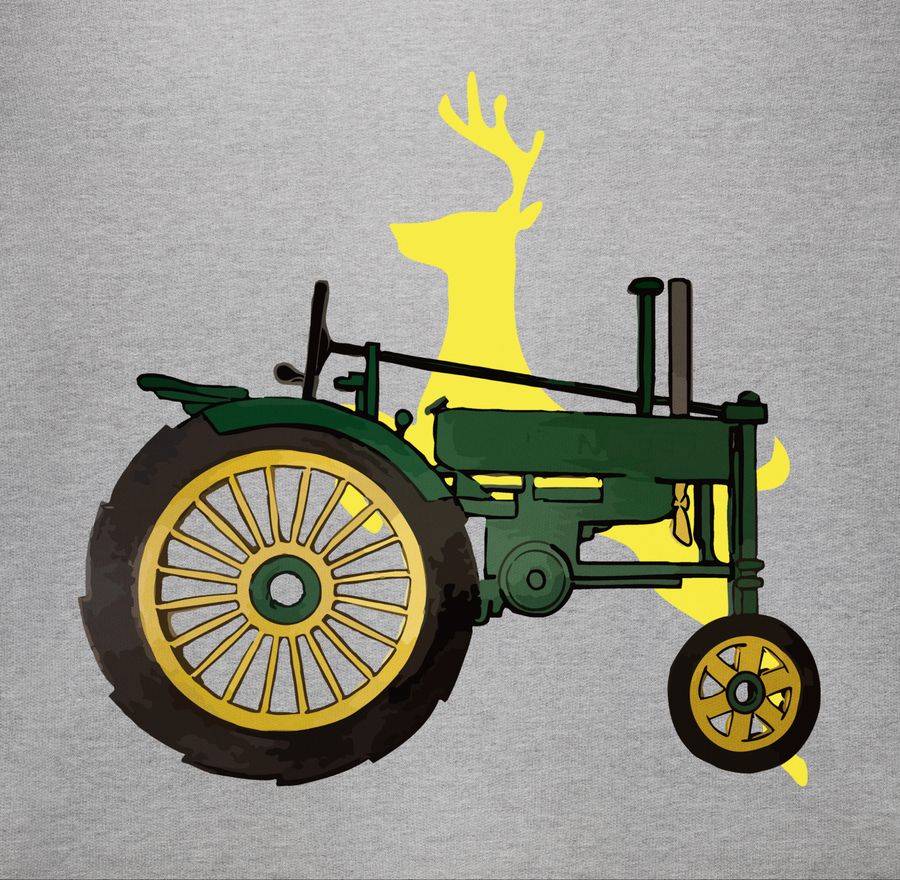 Shirtracer Traktor Hirsch Deer: Tshirt Rucksack Shirtracer