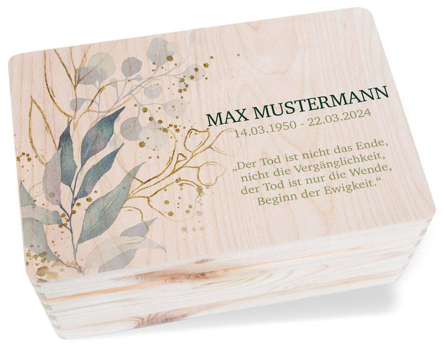 Shirtracer Trauerbox für Kerzen Trauerbox für Erwachsene Trauergeschenk Sternkind Beerd Shirtracer