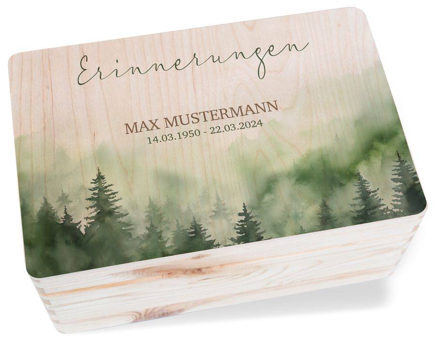 Shirtracer Trauerbox für Trauerkarten Kartenbox für Trauerkarten Box für Trauerbegleitu Shirtracer