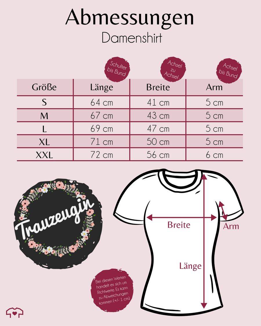 Shirtracer Trauzeugin Weiß Blumenkranz: Tshirt Turnbeutel Shirtracer
