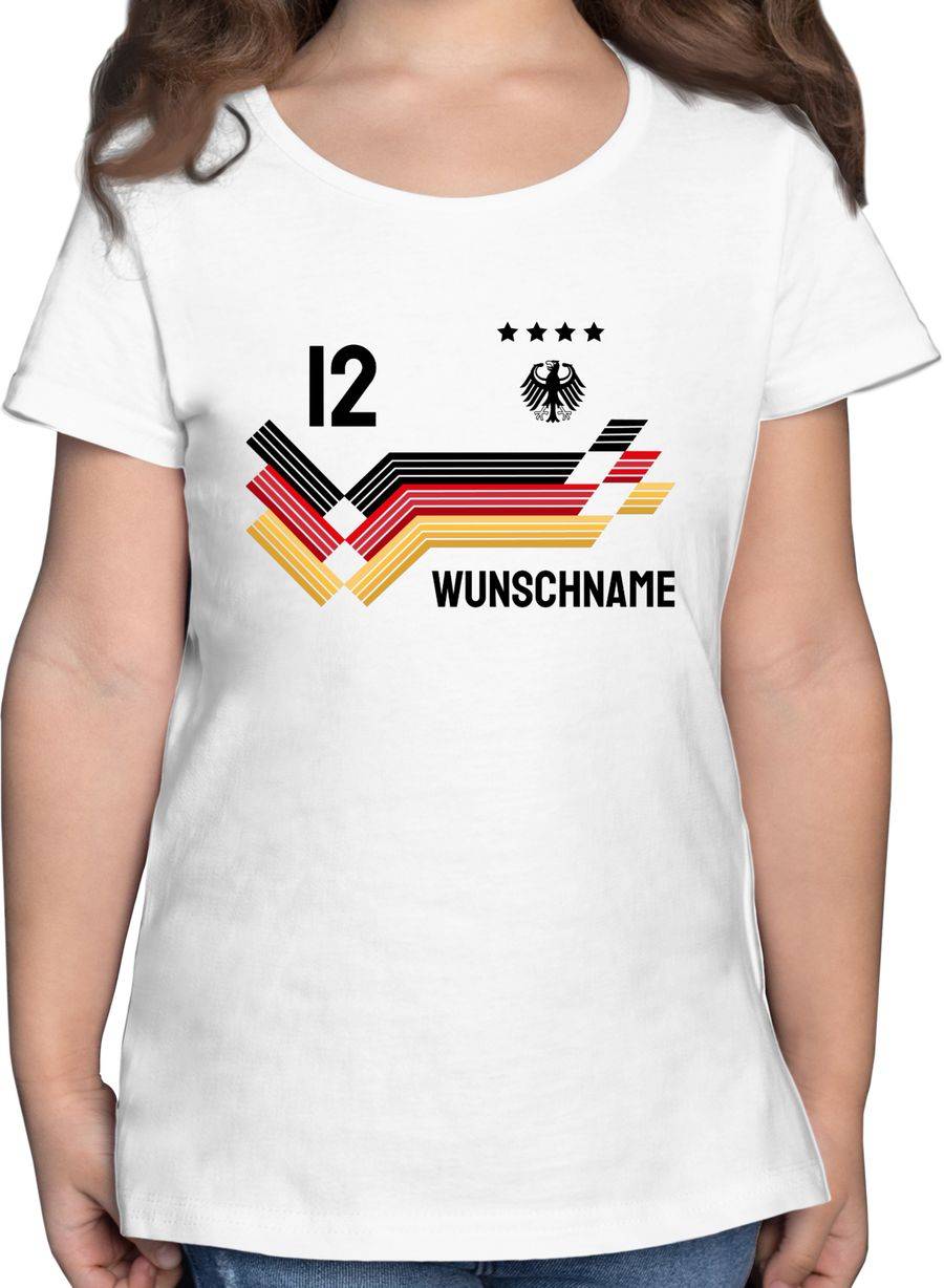 Shirtracer Trikot mit anpassbarem Namen und Trikotnummer: T-Shirt Gym Bag Shirtracer