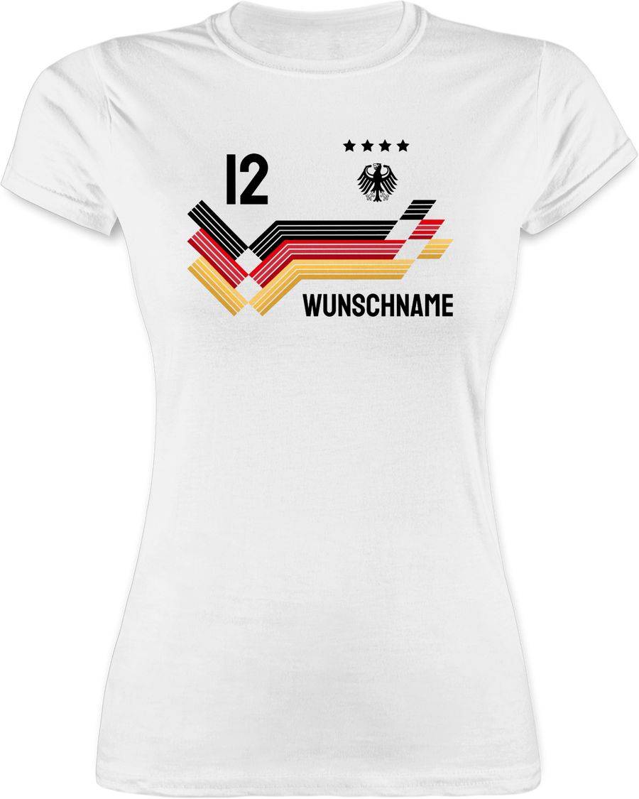 Shirtracer Trikot mit anpassbarem Namen und Trikotnummer: T-Shirt Gym Bag Shirtracer