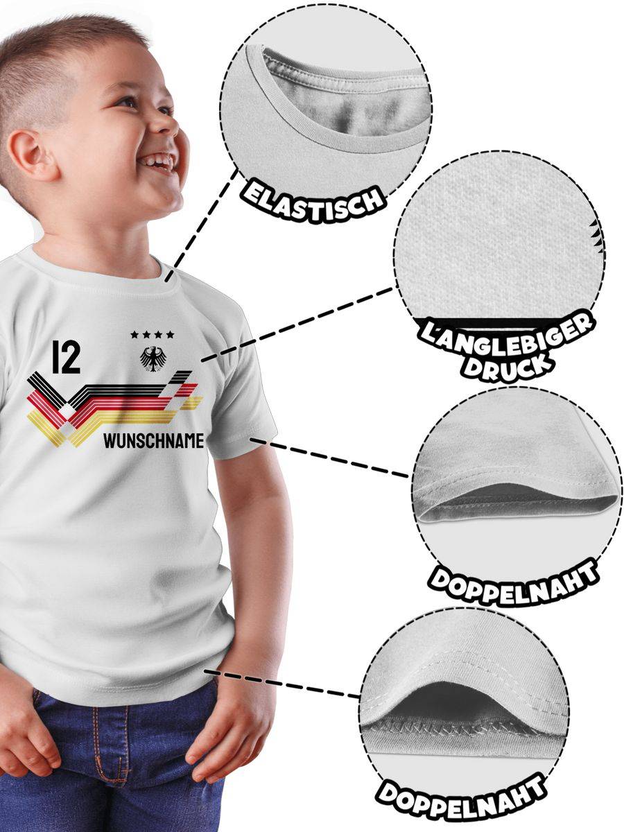 Shirtracer Trikot Mit Anpassbarem Namen Und Trikotnummer: T-Shirt Gym Bag Shirtracer