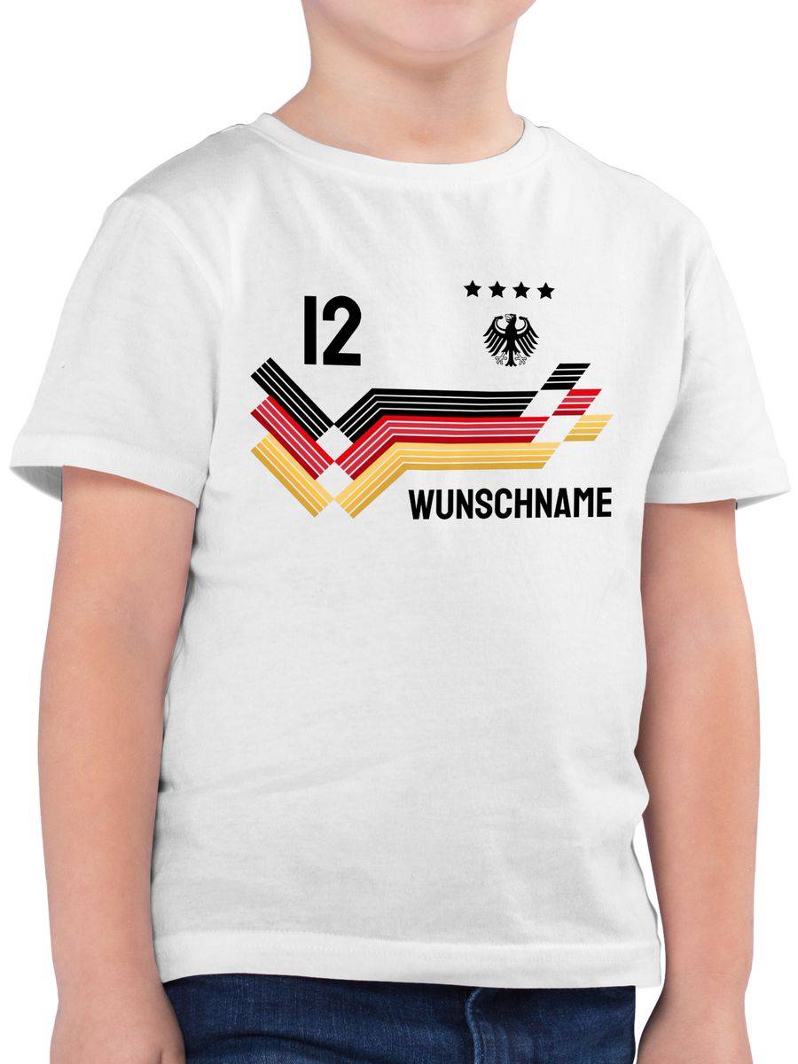 Shirtracer Trikot mit anpassbarem Namen und Trikotnummer: T-Shirt Gym Bag Shirtracer