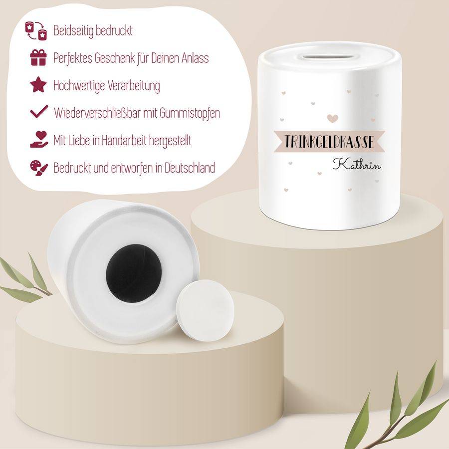 Shirtracer Trinkgeldkasse I Praxis Tip Trinkgeld Shirts & Mehr Shirtracer