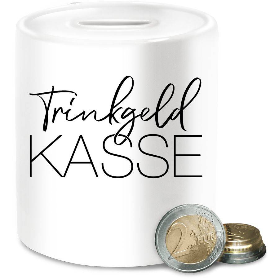 Shirtracer Trinkgeldkasse - Lettering Optik: T-Shirt Rucksack Shirtracer