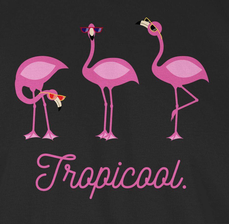Shirtracer Tropicool Flamingo Gang Shirts & Mehr Shirtracer