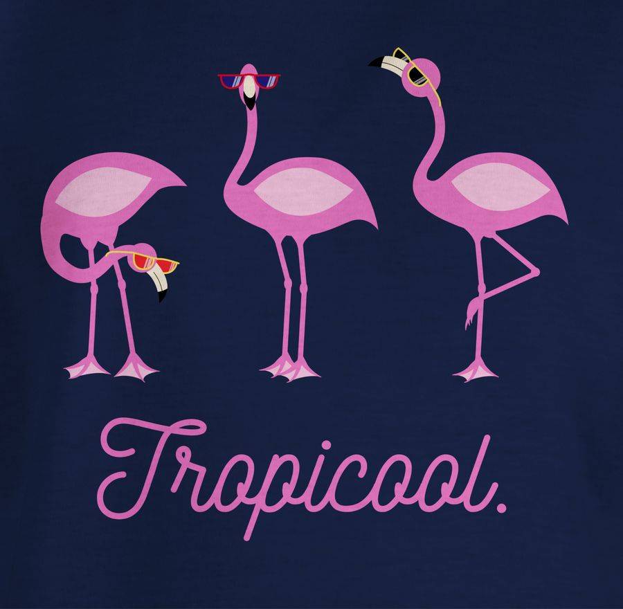 Shirtracer Tropicool Flamingo Gang Shirts & Mehr Shirtracer