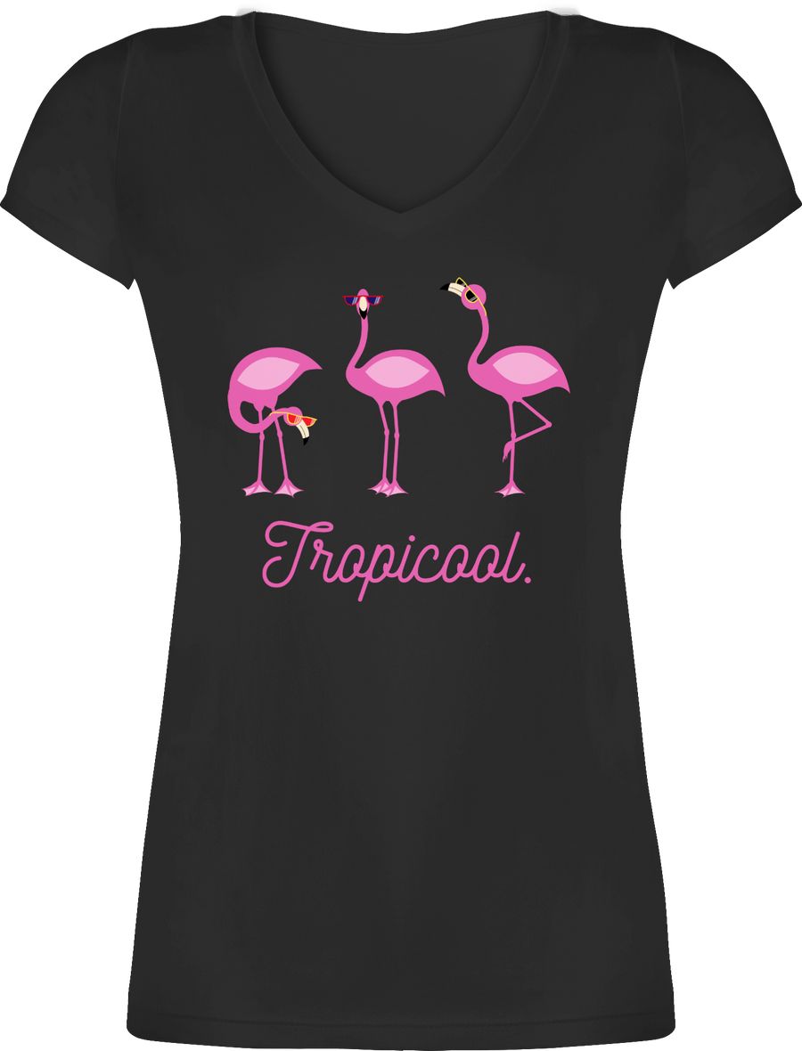 Shirtracer Tropicool Flamingo Gang Shirts & Mehr Shirtracer
