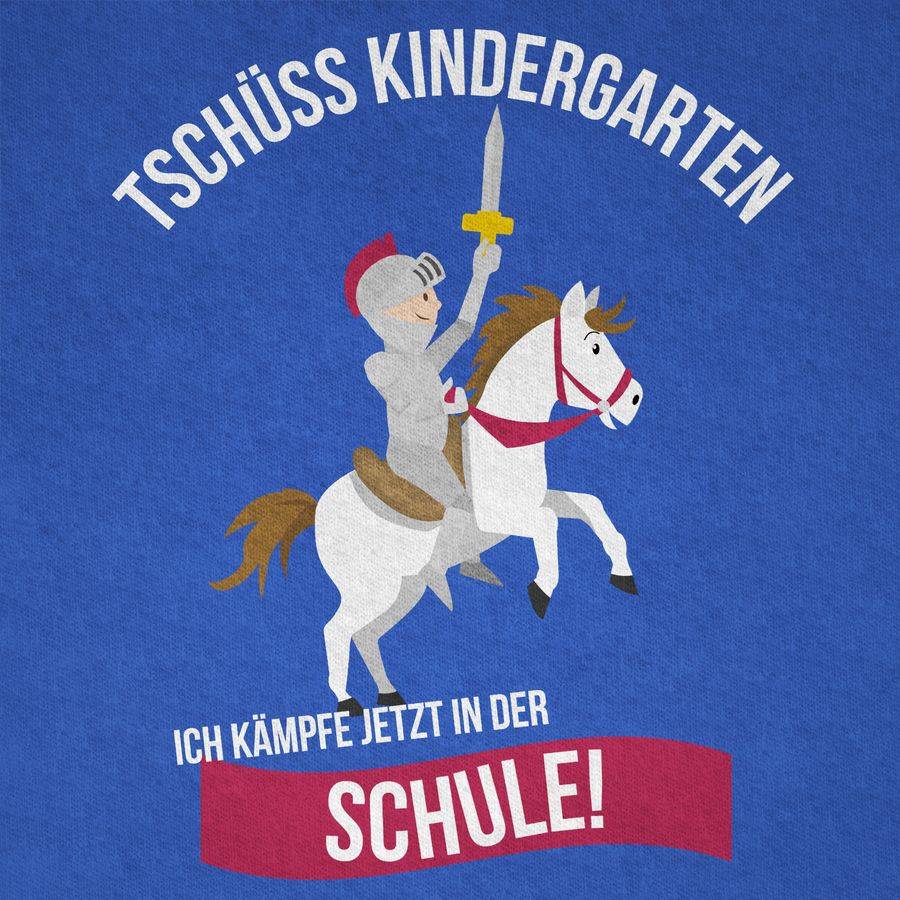 Shirtracer Tschüss Kindergarten Schule Ritter: Tshirt Gym Bag Shirtracer