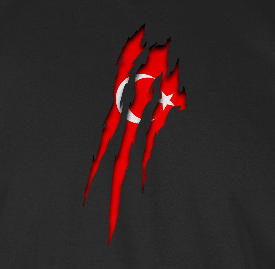 Shirtracer Türkei Krallenspuren: T-Shirt Rucksack Shirtracer