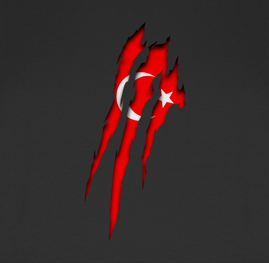 Shirtracer Türkei Krallenspuren: T-Shirt Rucksack Shirtracer