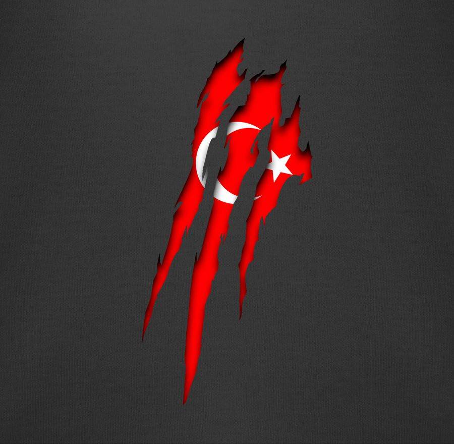 Shirtracer Türkei Krallenspuren: T-Shirt Rucksack Shirtracer