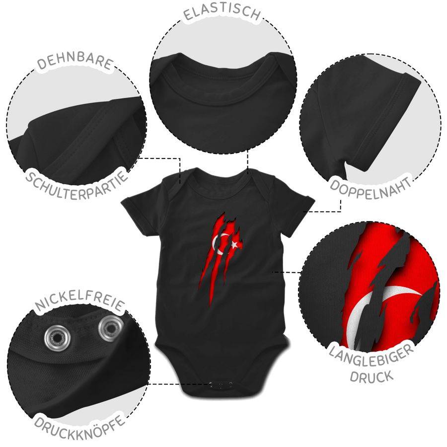 Shirtracer Türkei Krallenspuren: T-Shirt Rucksack Shirtracer