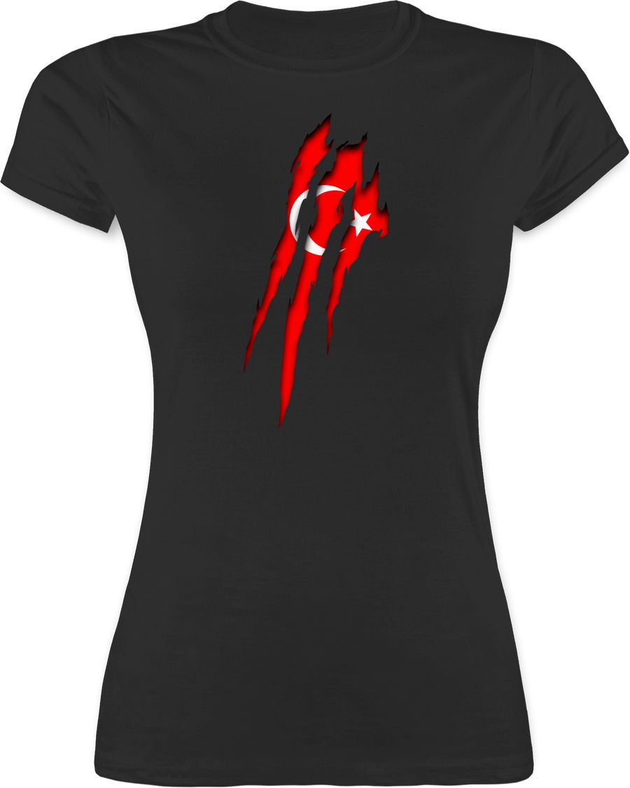 Shirtracer Türkei Krallenspuren: T-Shirt Rucksack Shirtracer
