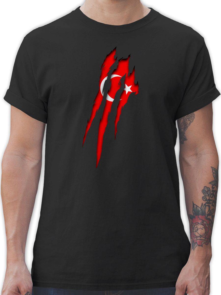 Shirtracer Türkei Krallenspuren: T-Shirt Rucksack Shirtracer