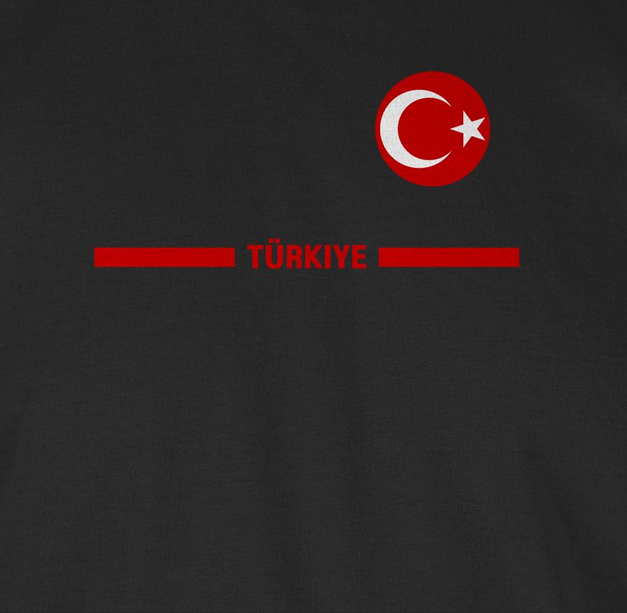 Shirtracer Türkei Trikot Wappen Türkiye Mit Stolz Türkisches Fan-Motiv Shirtracer