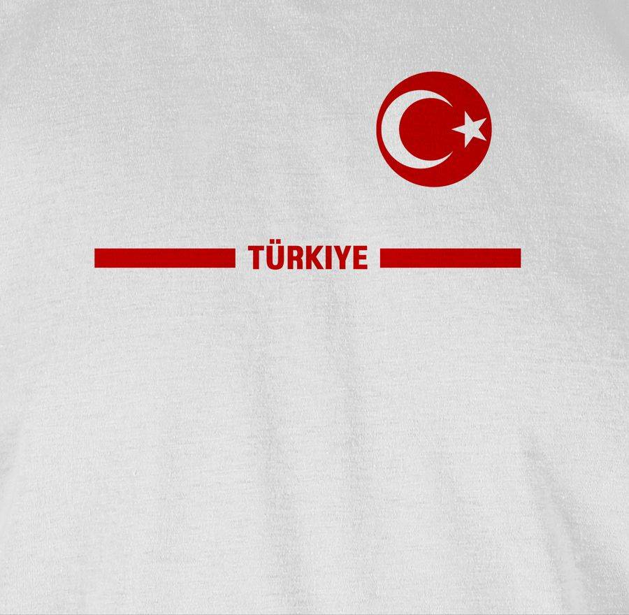 Shirtracer Türkei Trikot Wappen Türkiye Mit Stolz Türkisches Fan-Motiv Shirtracer