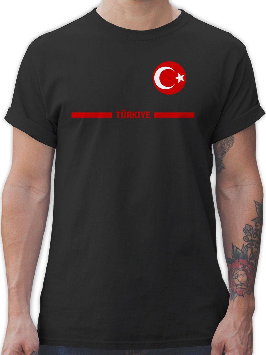 Shirtracer Türkei Trikot Wappen Türkiye mit Stolz Türkisches Fan-Motiv Shirtracer