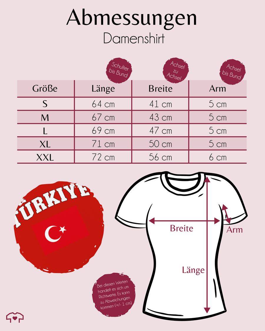 Shirtracer Türkiye Schriftzug Mit Flagge Türkei Turkey Türkisch Shirtracer