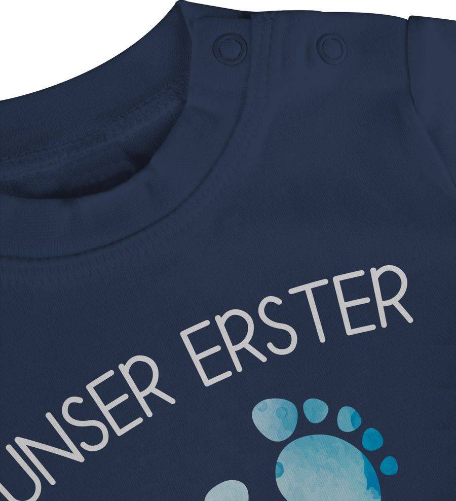 Shirtracer Unser Erster Muttertag Aquarell Füße Blau Shirts & Mehr Shirtracer