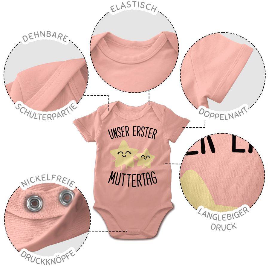 Shirtracer Unser Erster Muttertag: Tshirt Gym Bag Shirtracer