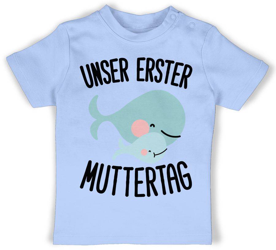 Shirtracer Unser erster Muttertag Wale: T-Shirt Rucksack Shirtracer
